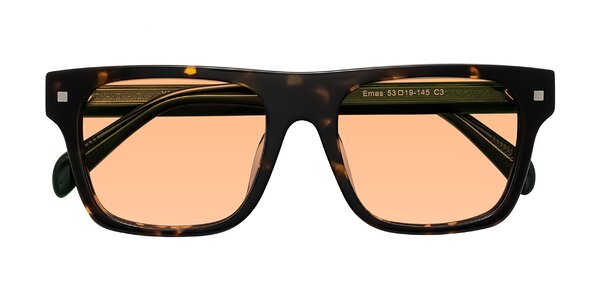 Front of Emas in Tortoise/Green