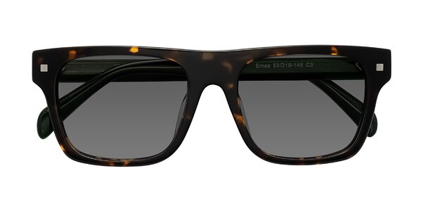 Front of Emas in Tortoise/Green