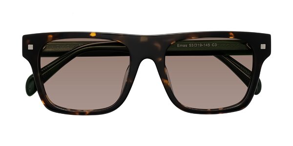 Front of Emas in Tortoise/Green