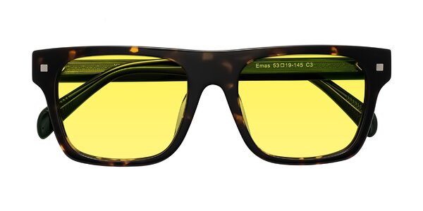 Front of Emas in Tortoise/Green