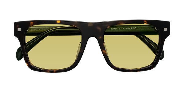 Front of Emas in Tortoise/Green