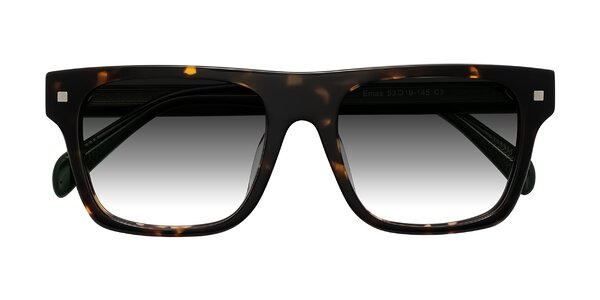 Front of Emas in Tortoise/Green