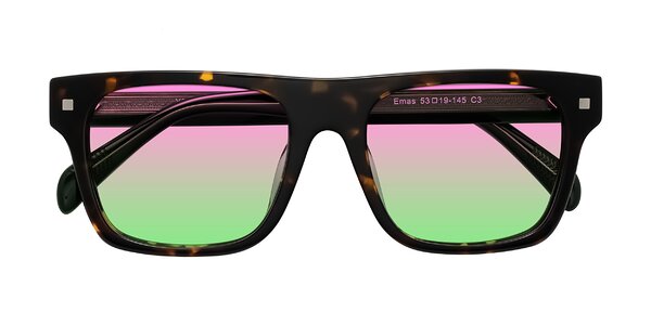 Front of Emas in Tortoise/Green