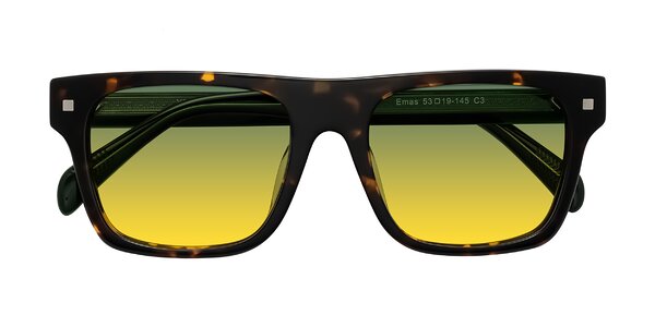 Front of Emas in Tortoise/Green