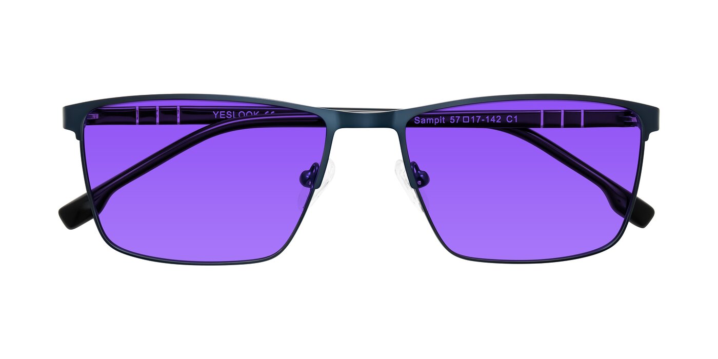 Sampit - Matte Blue Tinted Sunglasses