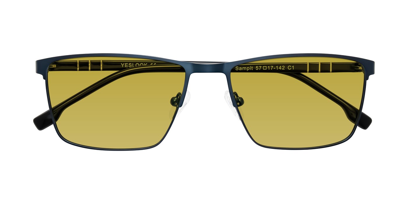 Sampit - Matte Blue Tinted Sunglasses