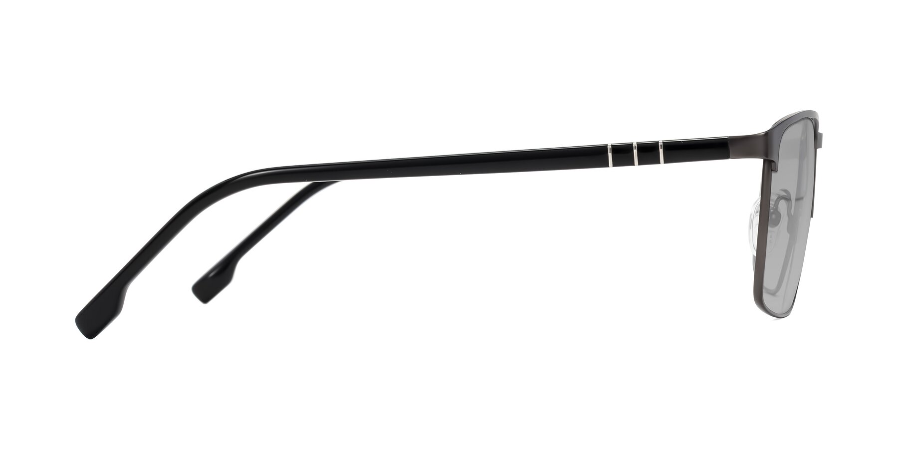 Side of Sampit in Gunmetal with Light Gray Tinted Lenses