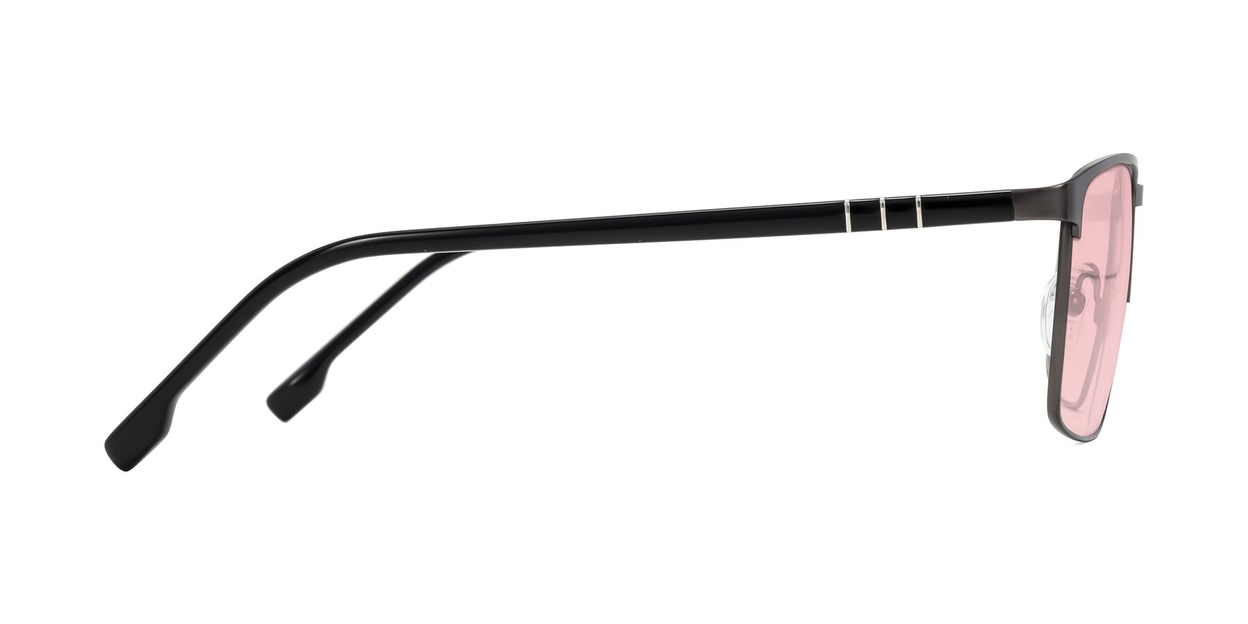 Side of Sampit in Gunmetal with Light Garnet Tinted Lenses