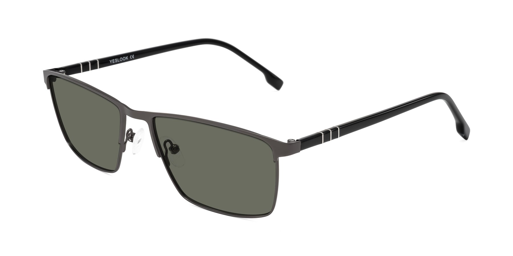 Angle of Sampit in Gunmetal with Gray Polarized Lenses