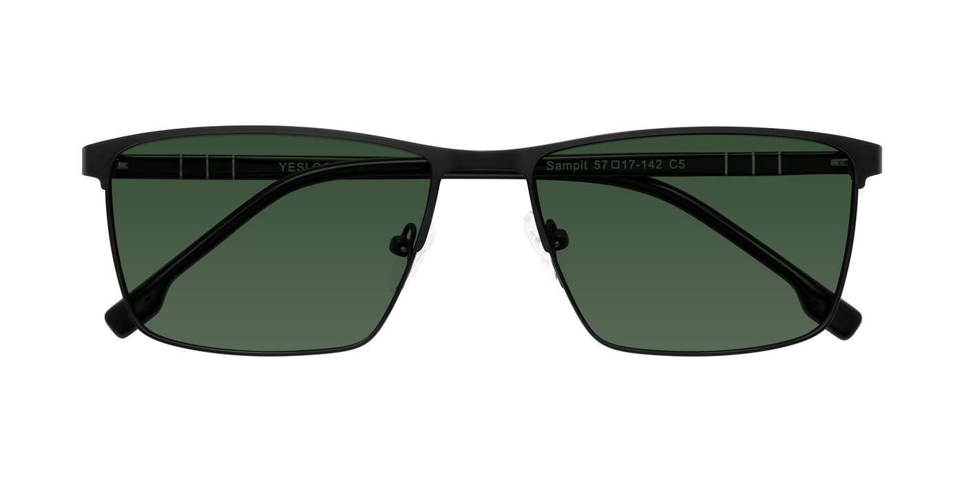 Sampit - Matte Black Tinted Sunglasses
