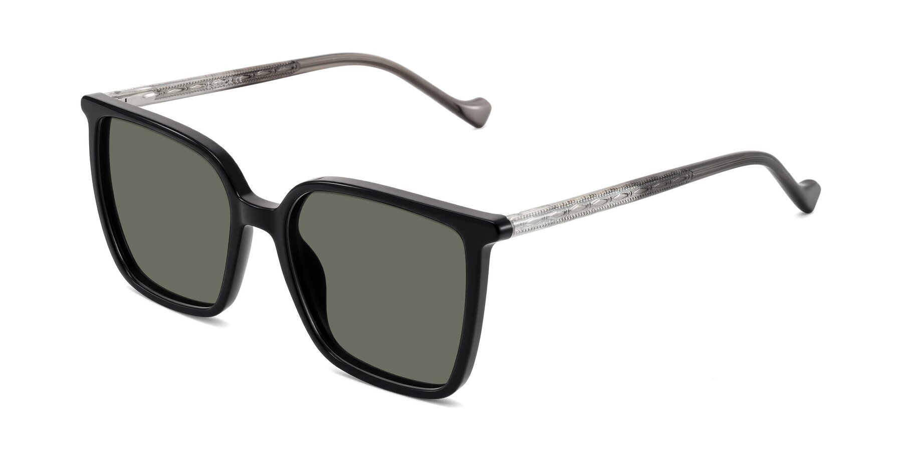 Angle of Colemers in Black with Gray Polarized Lenses