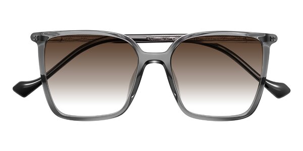 Front of Colemers in Transparent Gray