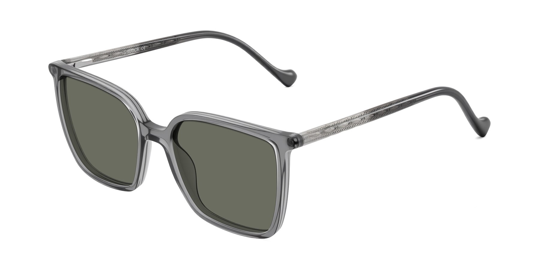 Angle of Colemers in Transparent Gray with Gray Polarized Lenses