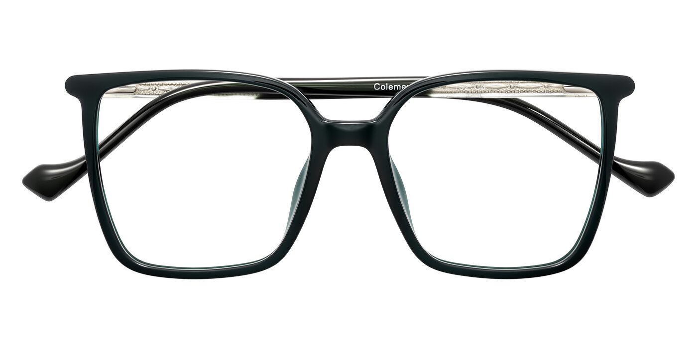 Colemers - Dark Green Eyeglasses