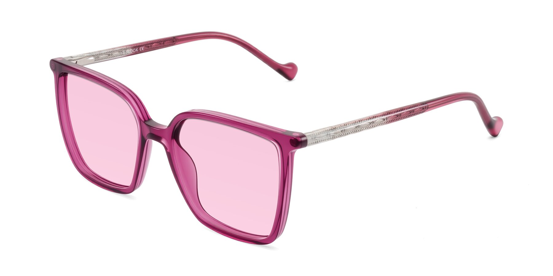 Angle of Colemers in Wine with Light Pink Tinted Lenses