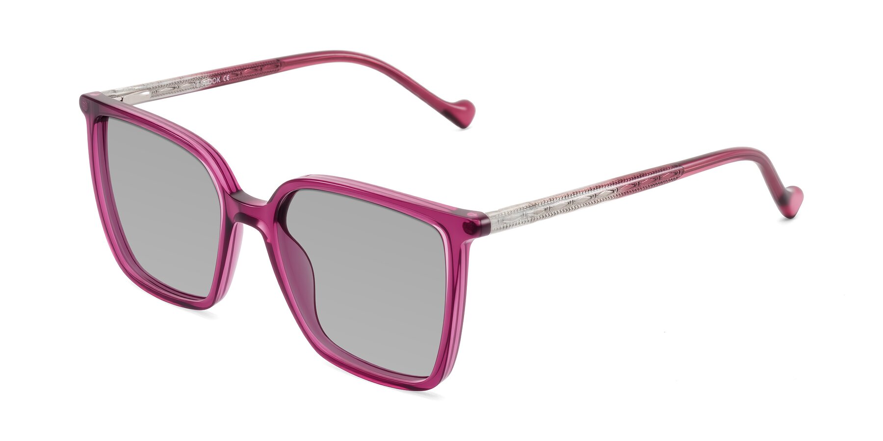 Angle of Colemers in Wine with Light Gray Tinted Lenses