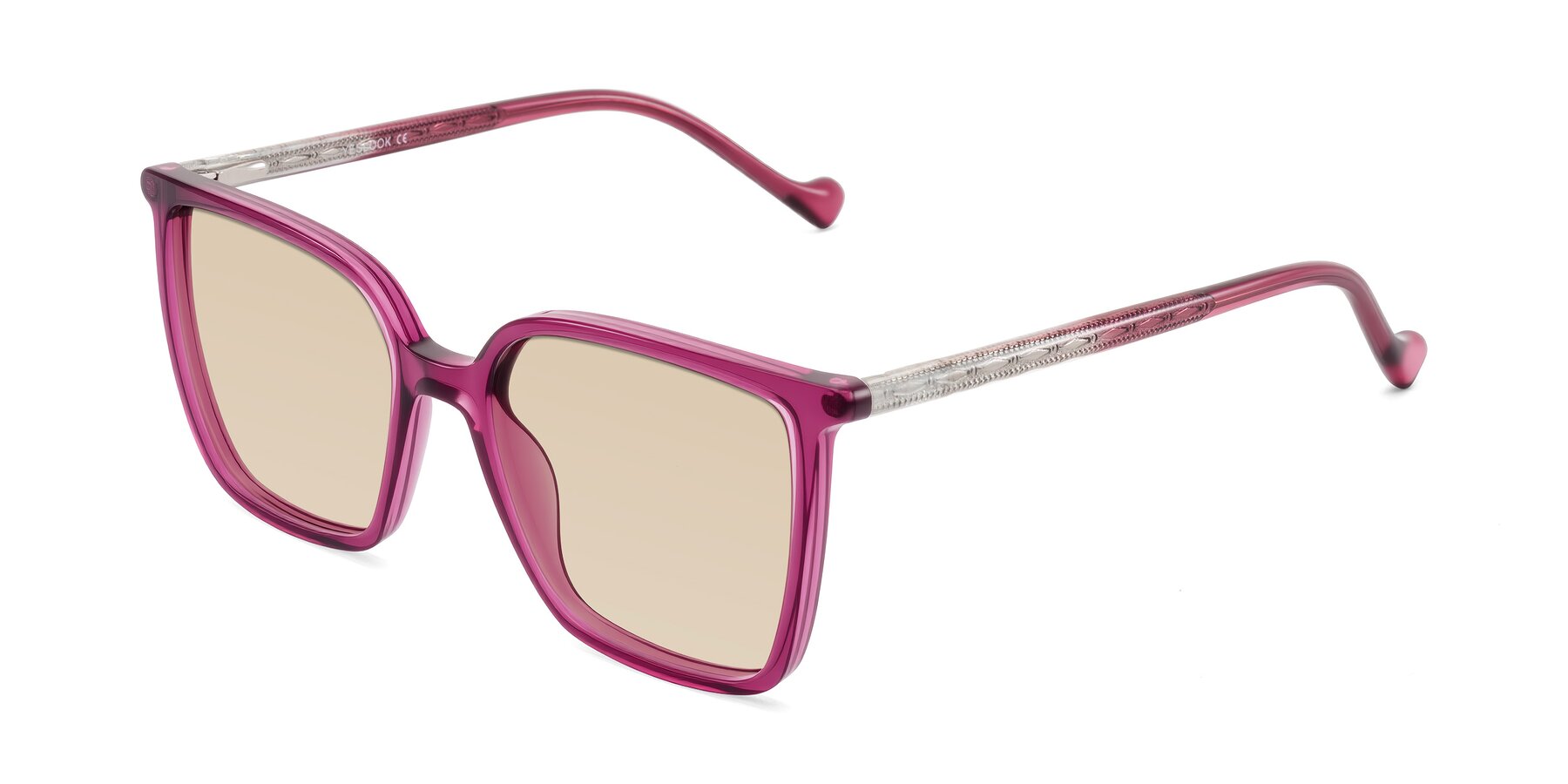 Angle of Colemers in Wine with Light Brown Tinted Lenses