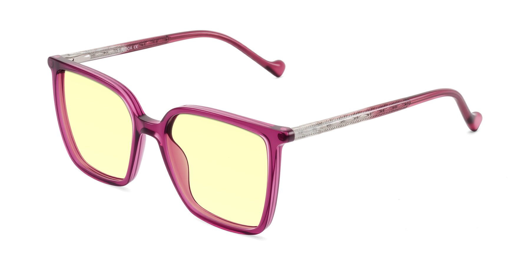 Angle of Colemers in Wine with Light Yellow Tinted Lenses