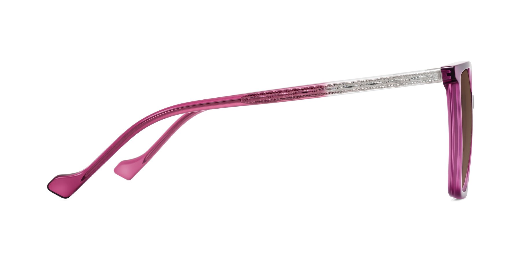 Side of Colemers in Wine with Brown Tinted Lenses