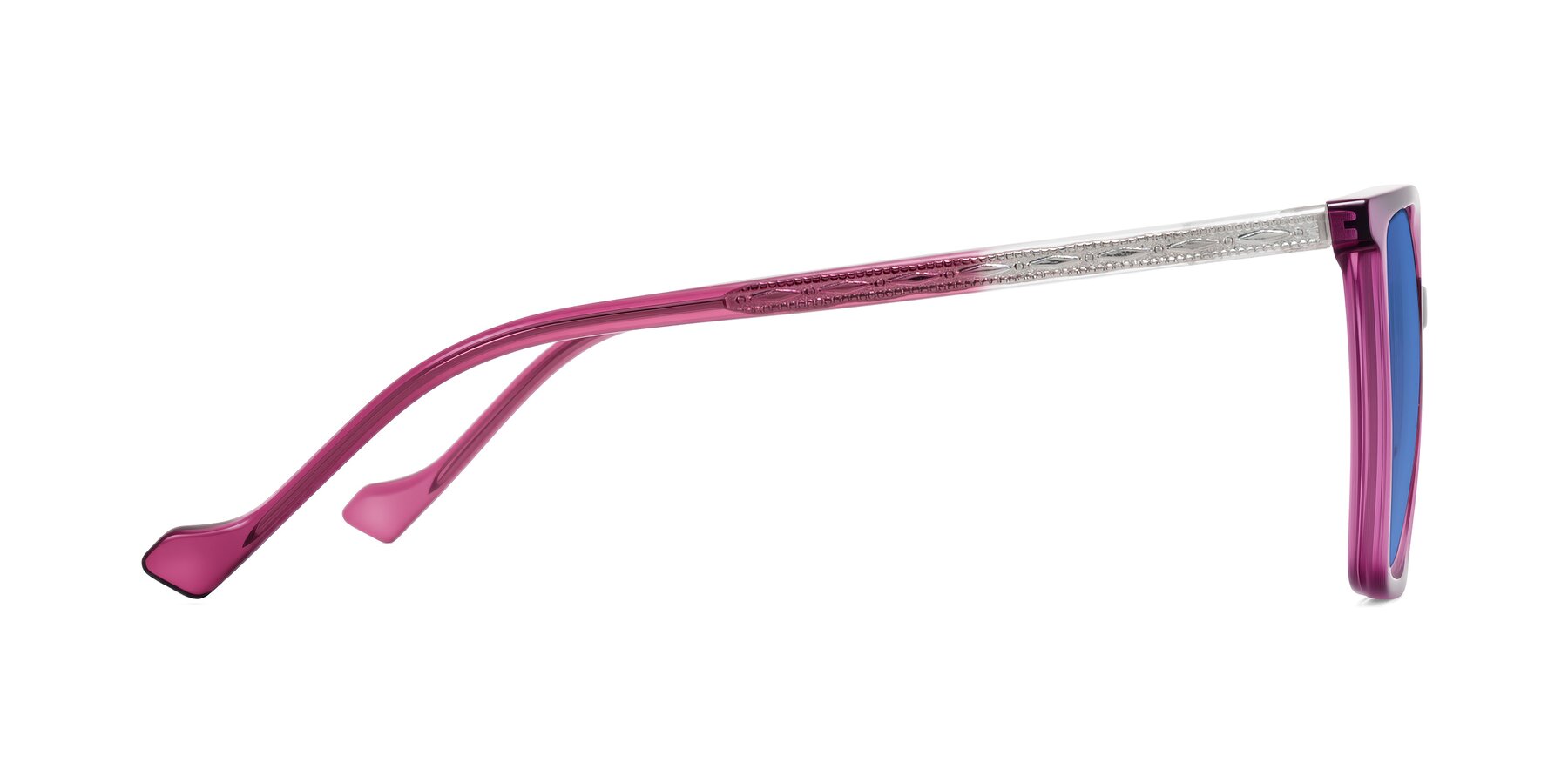 Side of Colemers in Wine with Blue Tinted Lenses