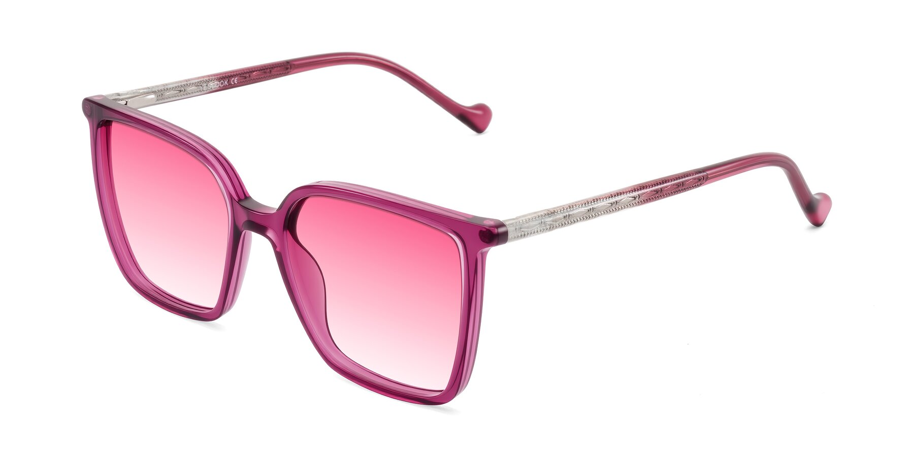 Angle of Colemers in Wine with Pink Gradient Lenses