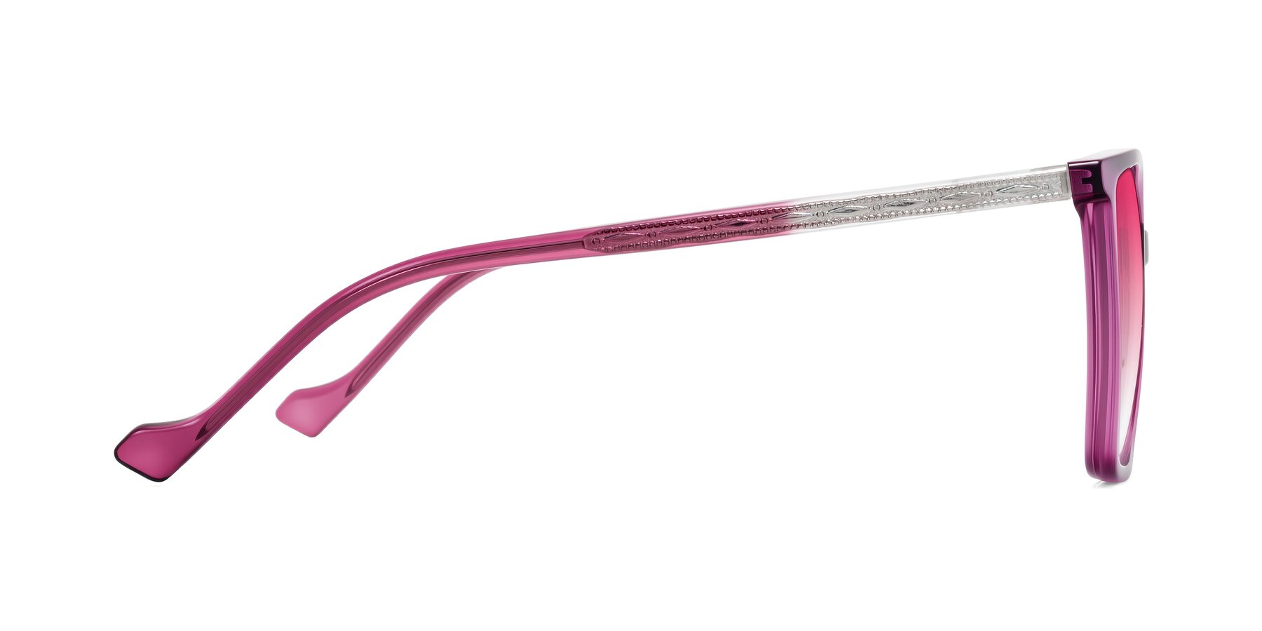 Side of Colemers in Wine with Pink Gradient Lenses