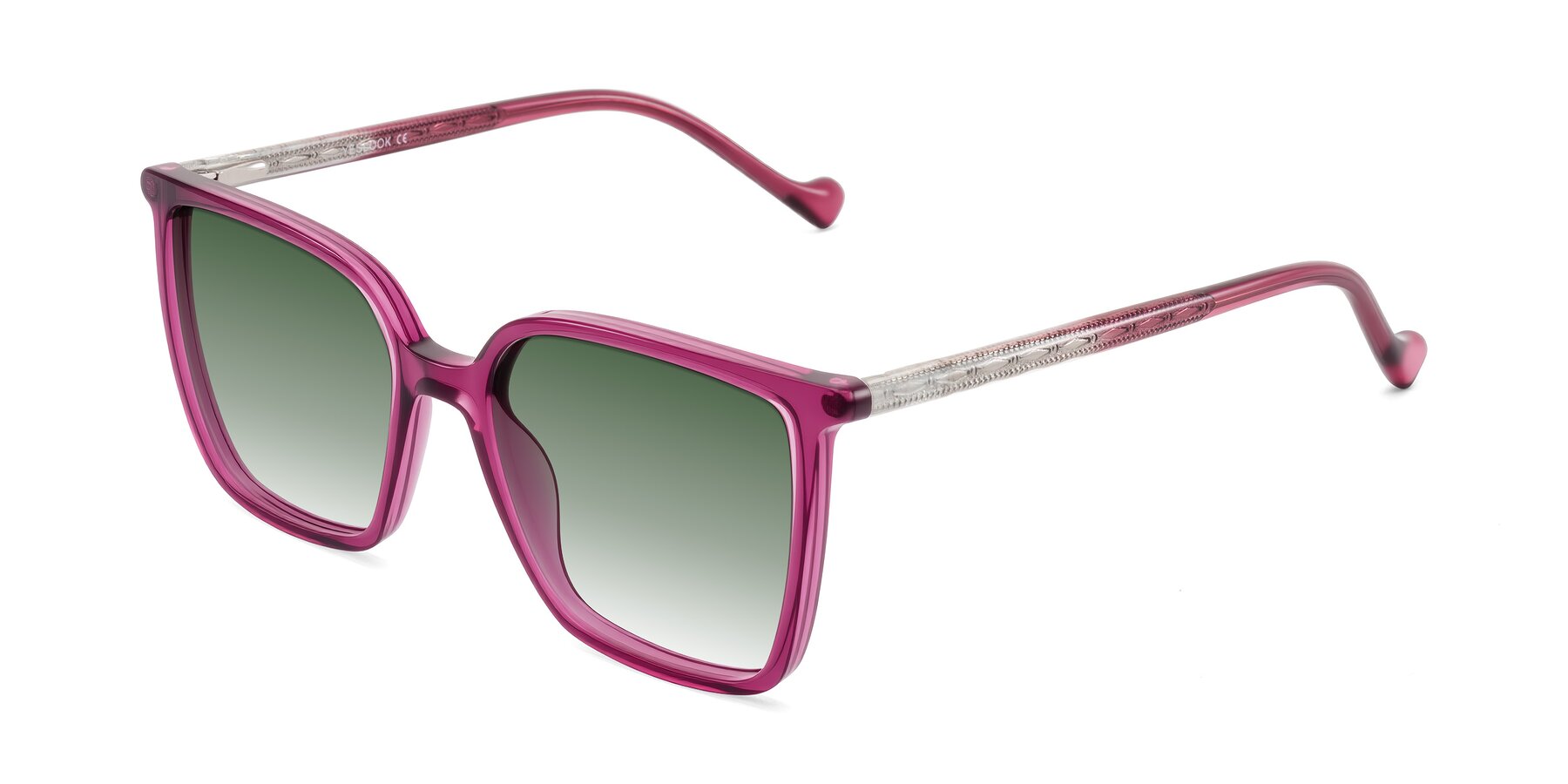 Angle of Colemers in Wine with Green Gradient Lenses