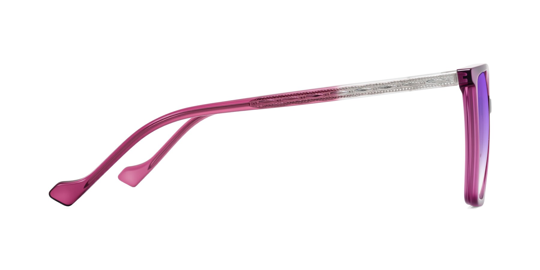 Side of Colemers in Wine with Purple Gradient Lenses