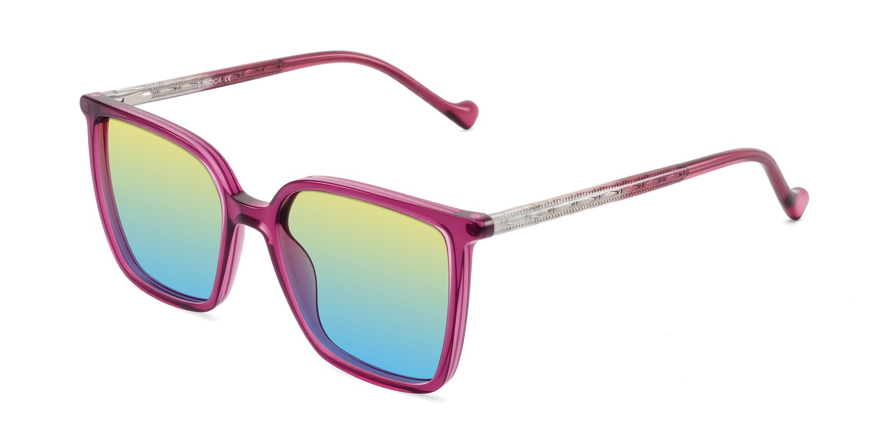 Angle of Colemers in Wine with Yellow / Blue Gradient Lenses