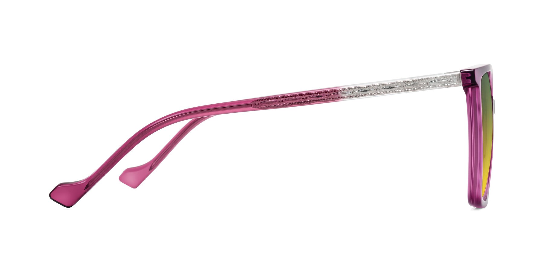 Side of Colemers in Wine with Green / Yellow Gradient Lenses