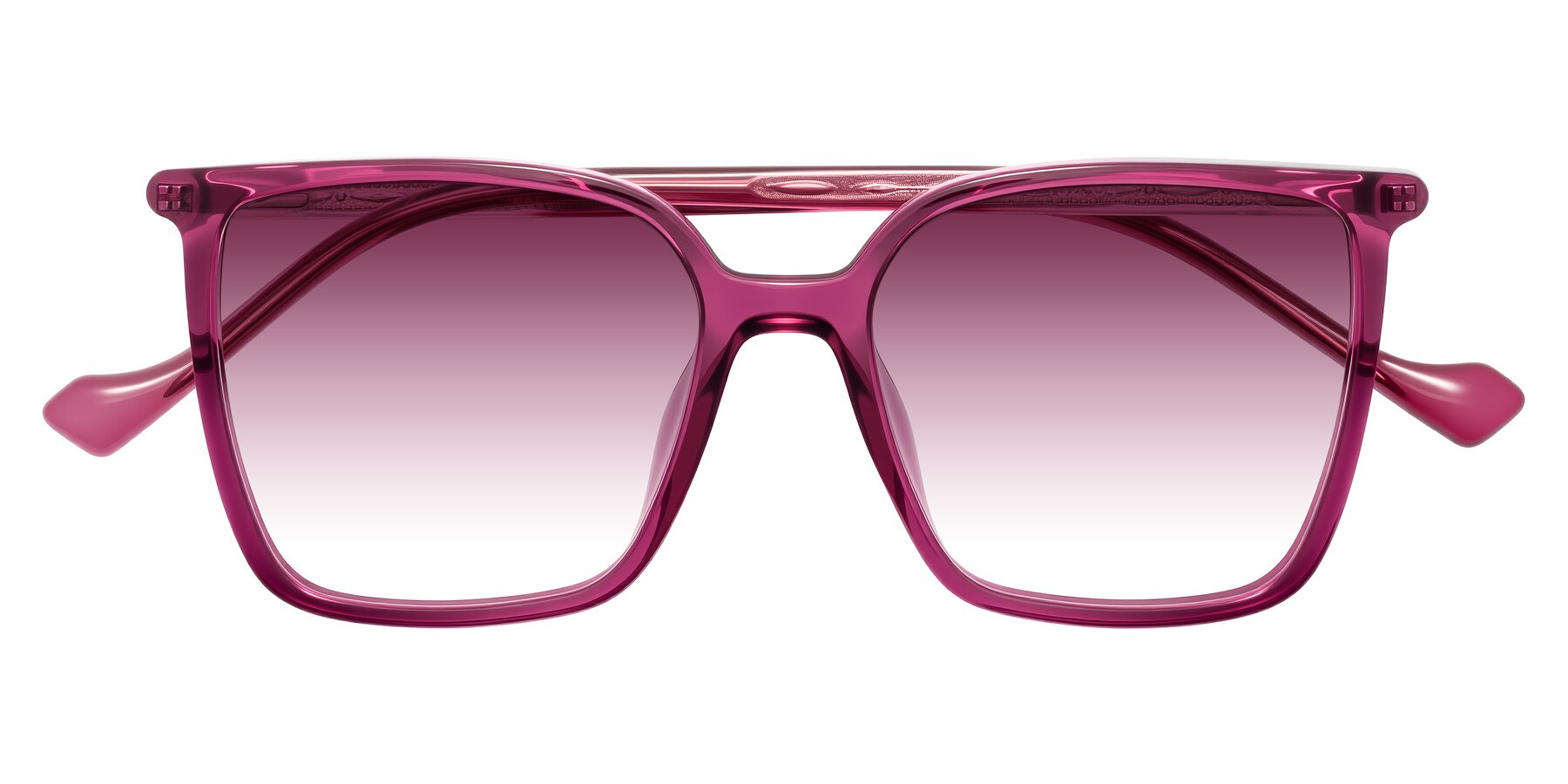 Folded Front of Colemers in Wine with Wine Gradient Lenses