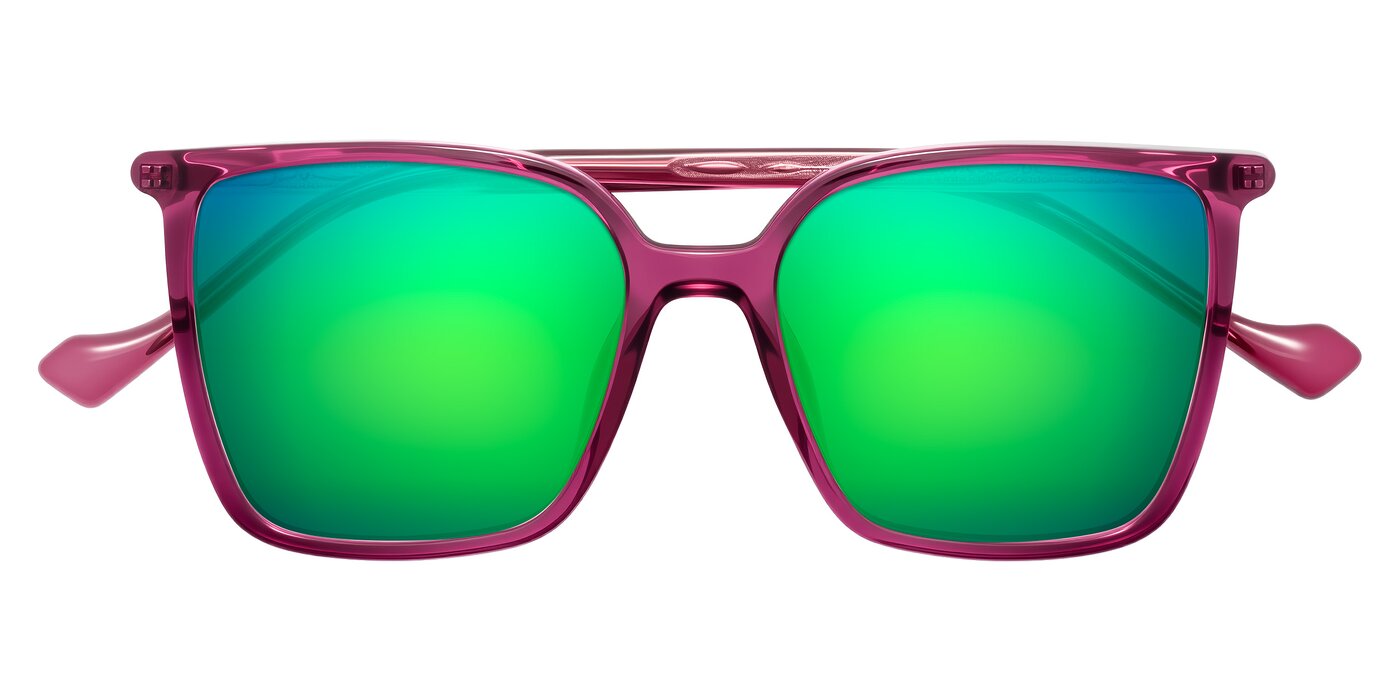 Colemers - Wine Flash Mirrored Sunglasses