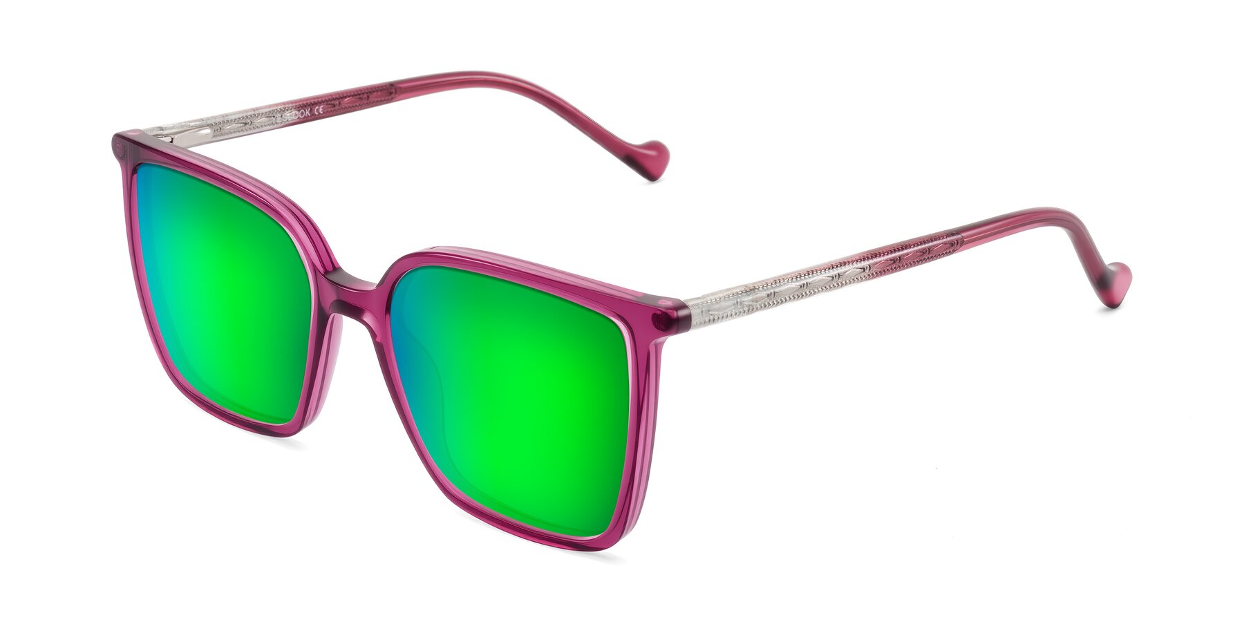 Angle of Colemers in Wine with Green Mirrored Lenses