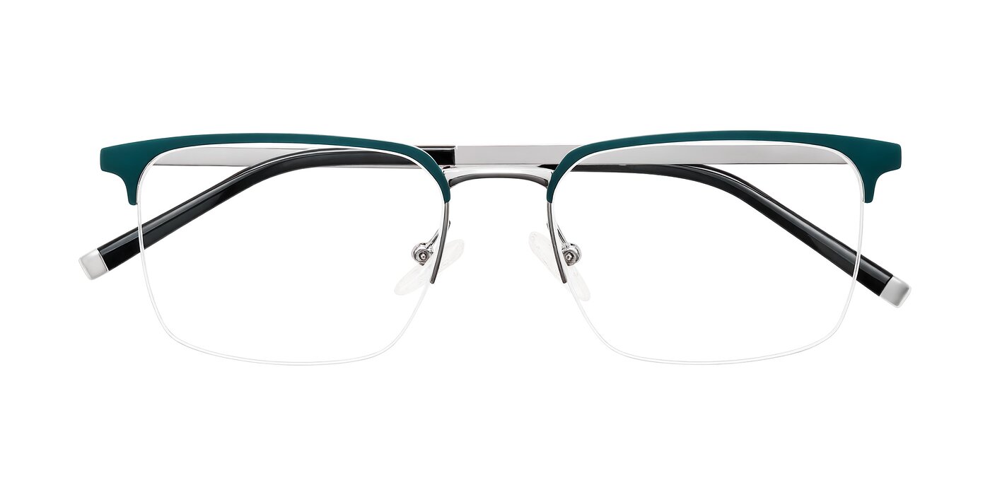 Volkho - Matte Teal/Gunmetal Blue Light Glasses