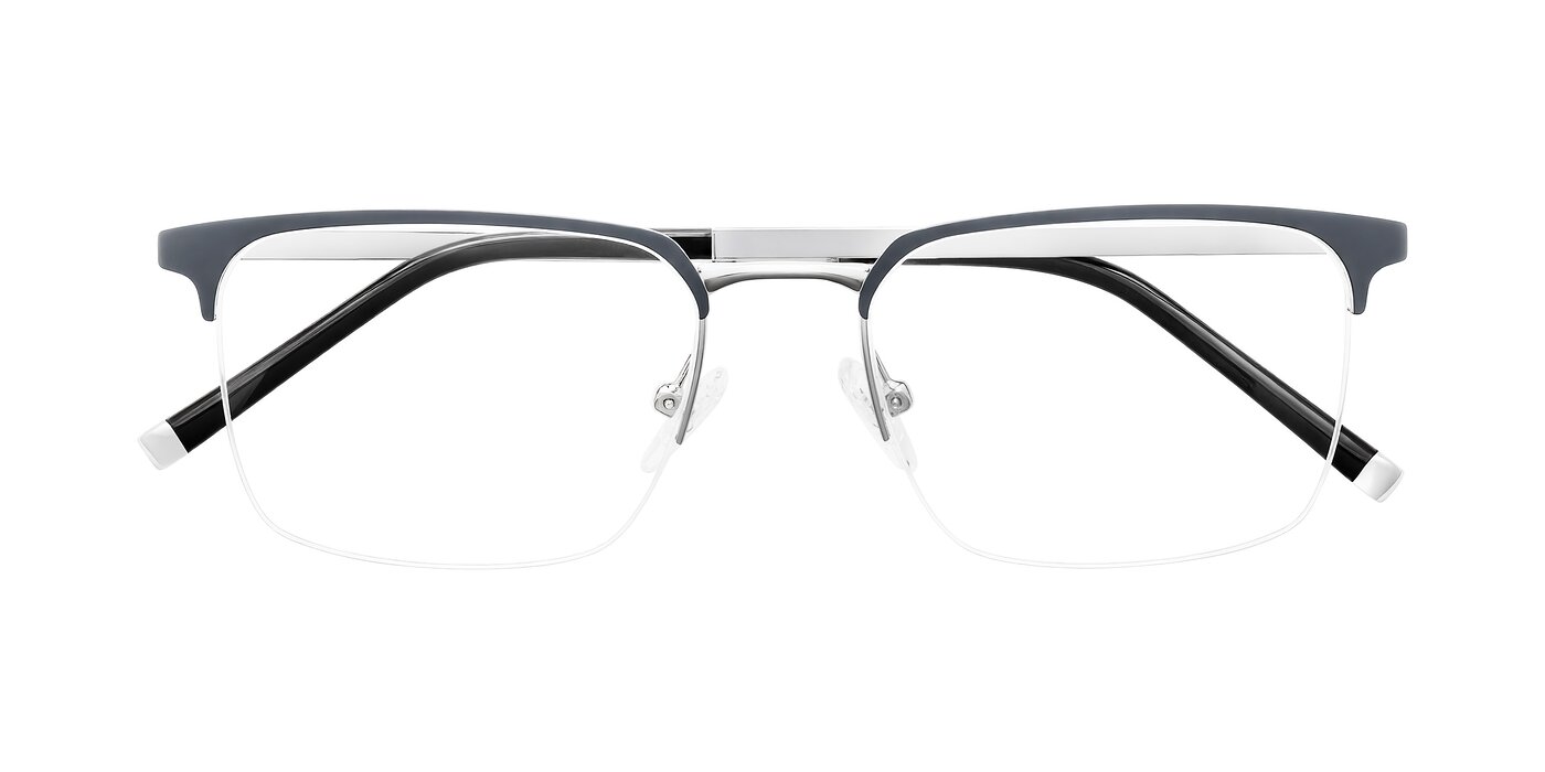 Volkho - Matte Gray/Silver Eyeglasses