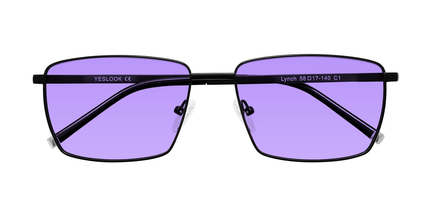 Lynch - Matte Black Tinted Sunglasses
