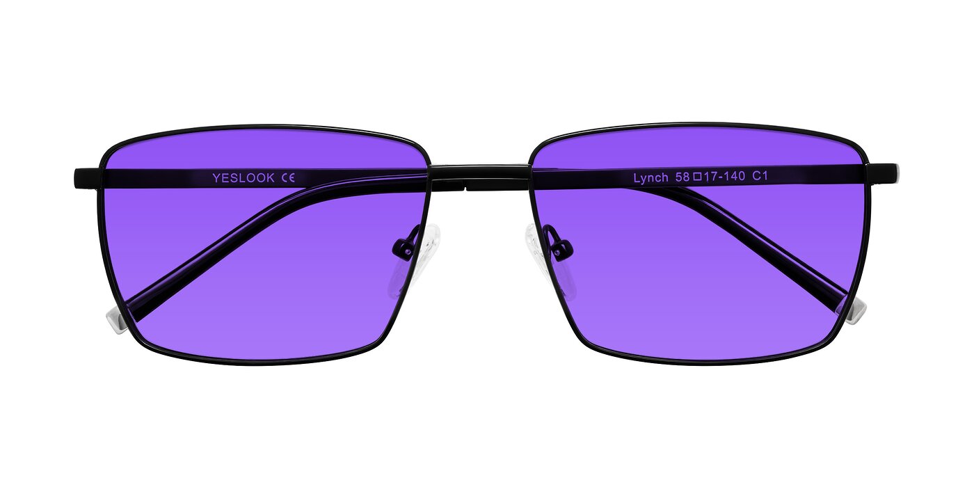 Lynch - Matte Black Tinted Sunglasses
