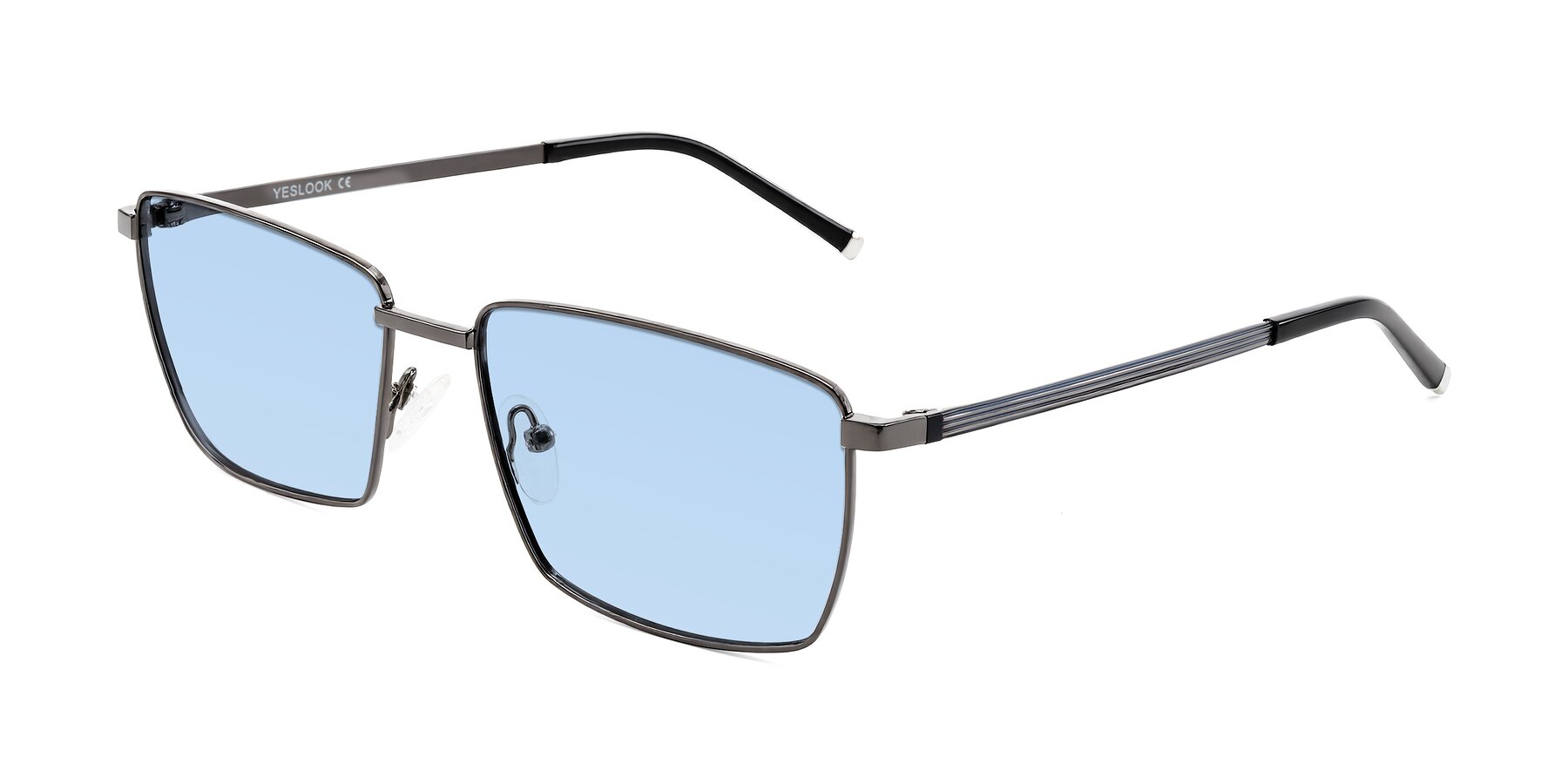 Angle of Lynch in Gunmetal with Light Blue Tinted Lenses
