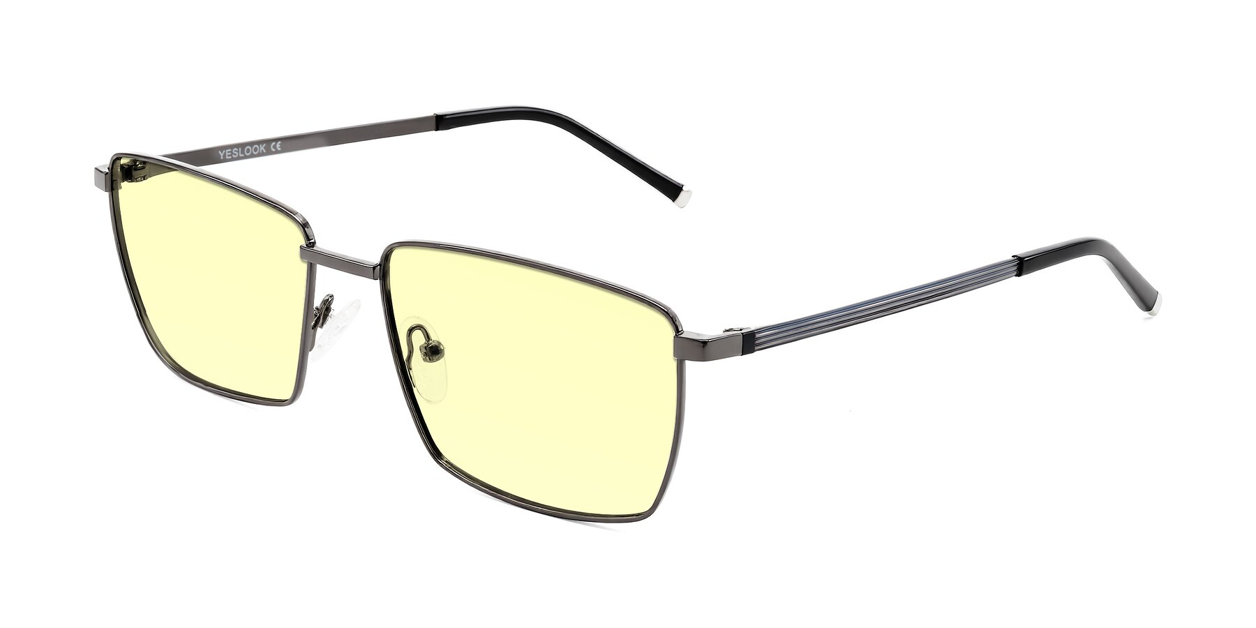 Angle of Lynch in Gunmetal with Light Yellow Tinted Lenses