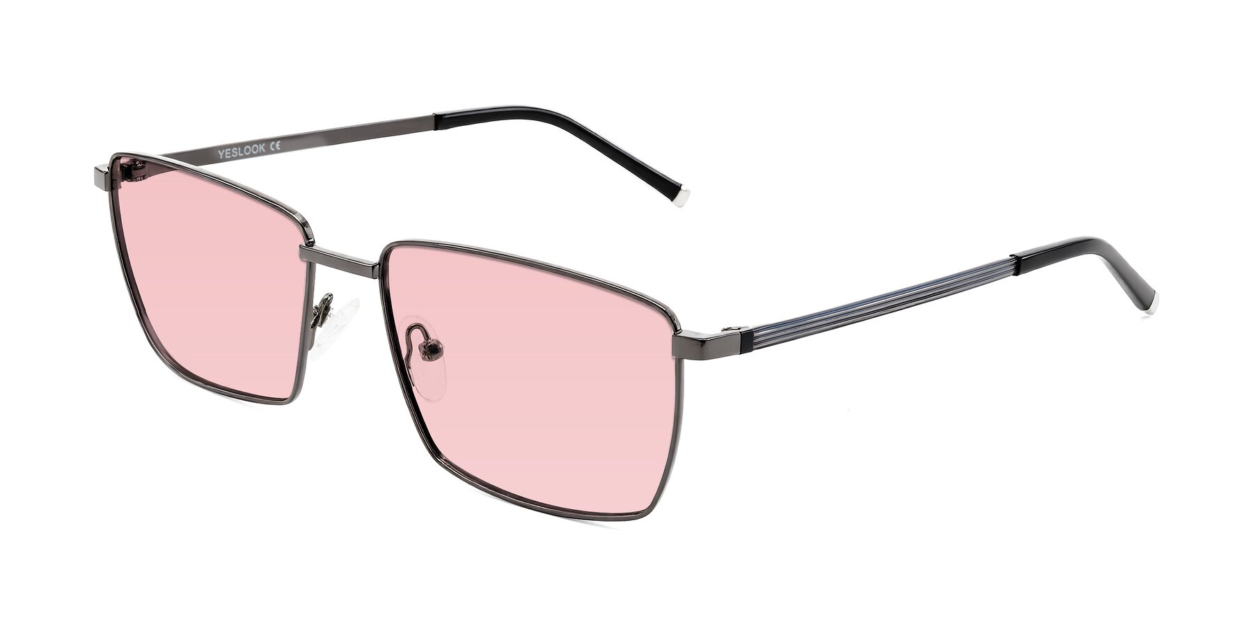 Angle of Lynch in Gunmetal with Light Garnet Tinted Lenses