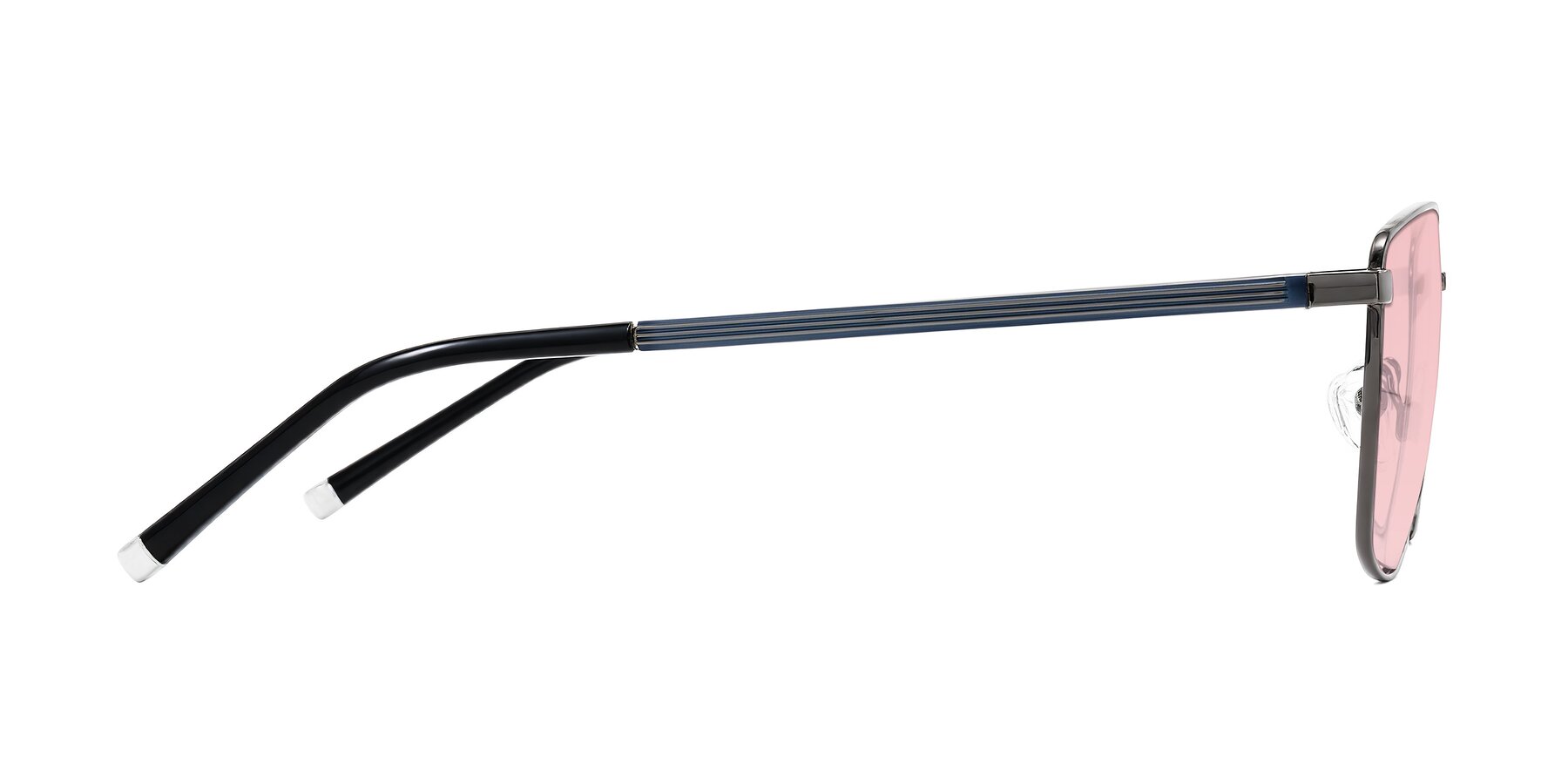 Side of Lynch in Gunmetal with Light Garnet Tinted Lenses