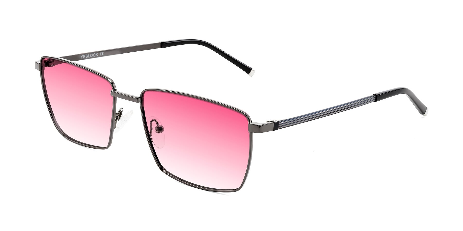 Angle of Lynch in Gunmetal with Pink Gradient Lenses