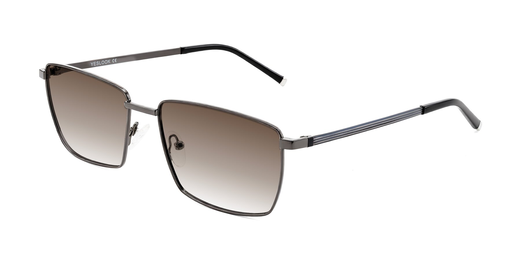 Angle of Lynch in Gunmetal with Brown Gradient Lenses