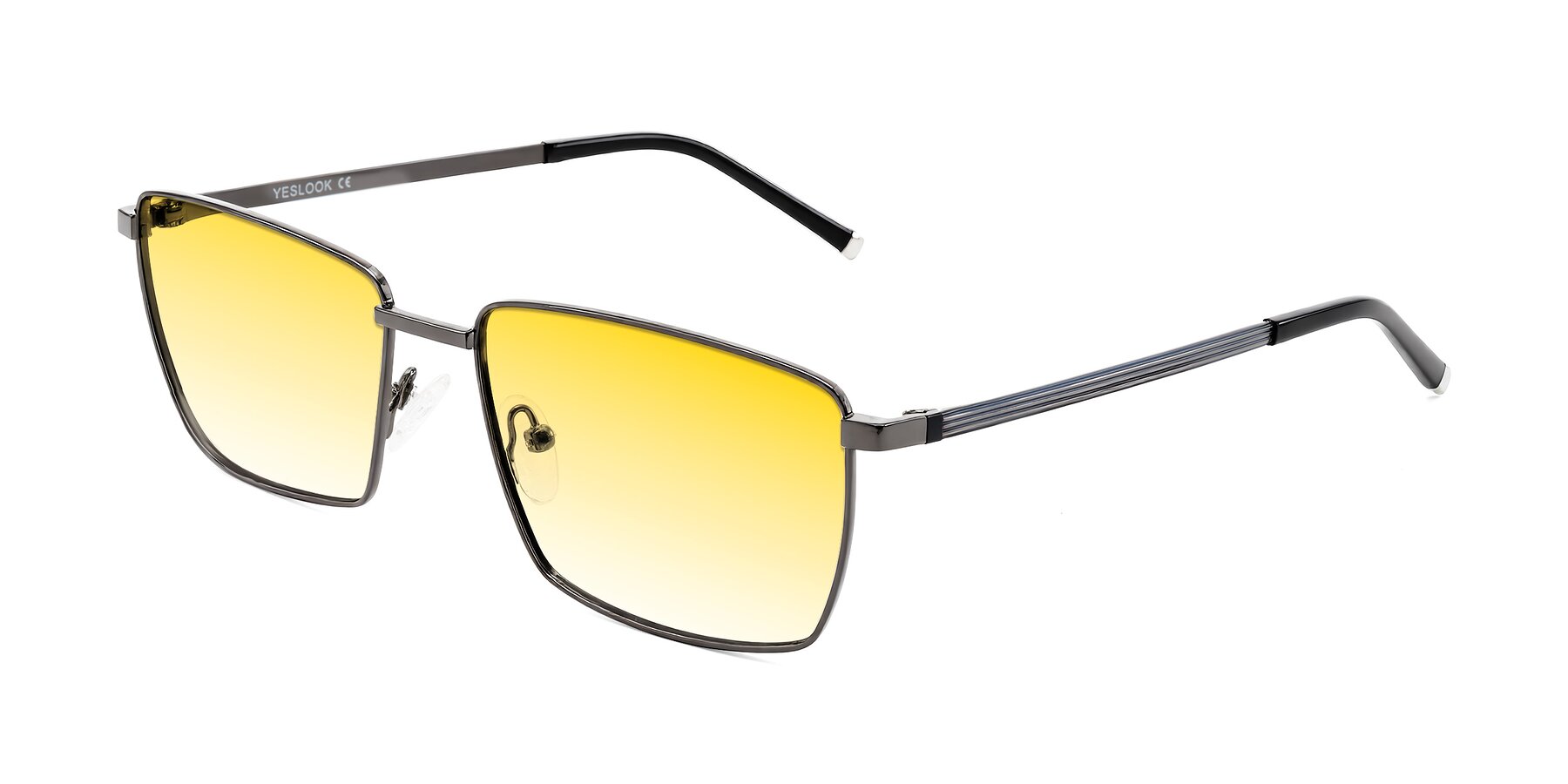 Angle of Lynch in Gunmetal with Yellow Gradient Lenses