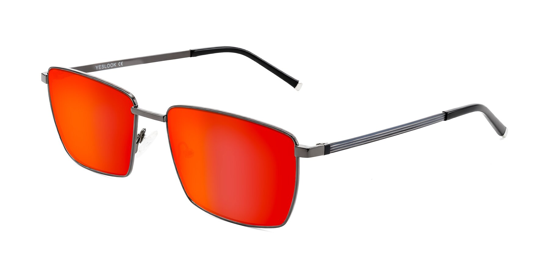 Angle of Lynch in Gunmetal with Red Gold Mirrored Lenses