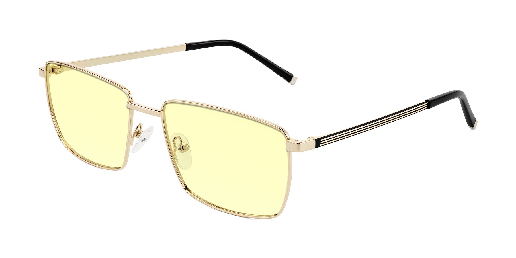 Angle of Lynch in Gold with Light Yellow Tinted Lenses