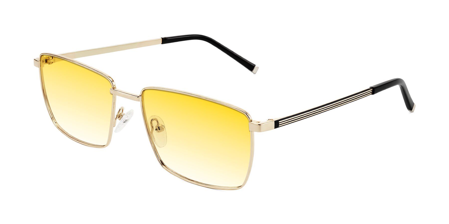 Angle of Lynch in Gold with Yellow Gradient Lenses