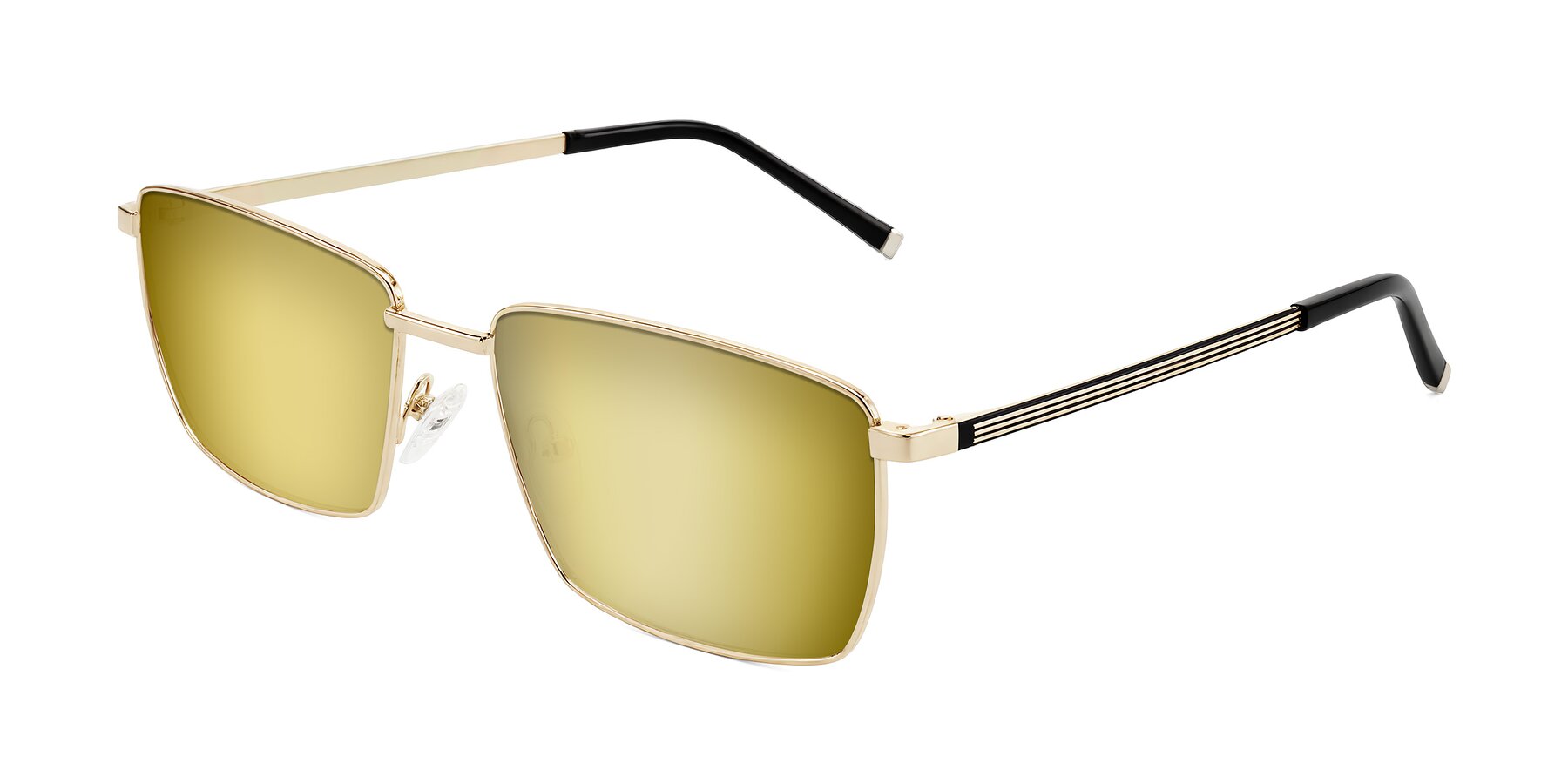 Angle of Lynch in Gold with Gold Mirrored Lenses