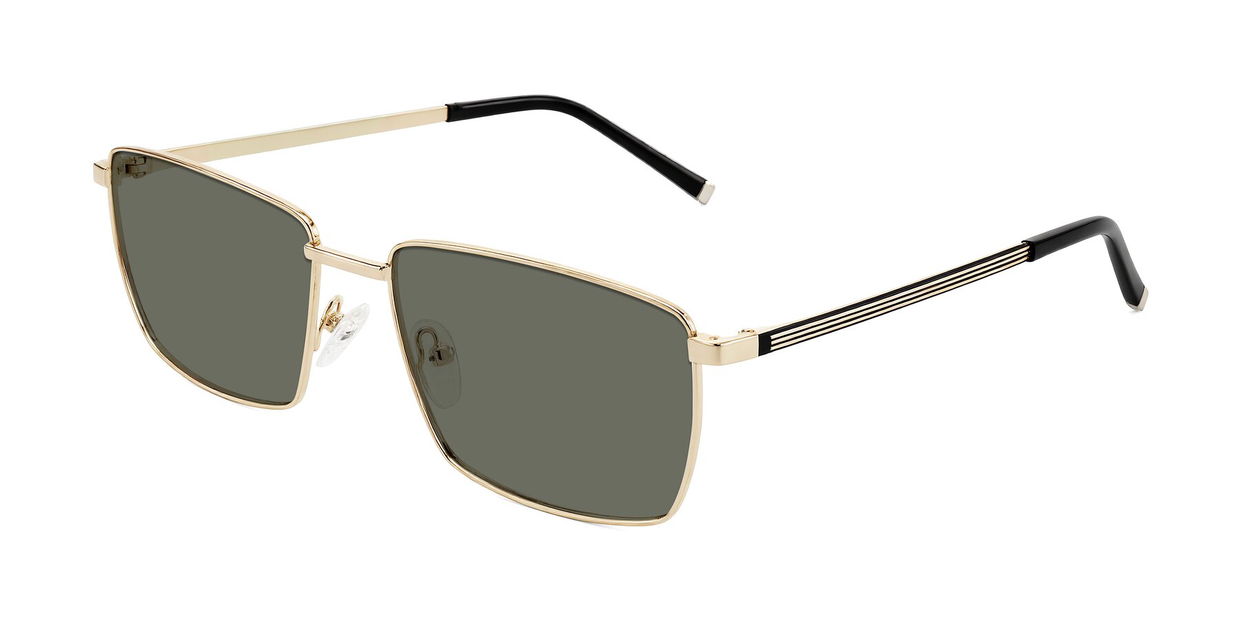 Angle of Lynch in Gold with Gray Polarized Lenses