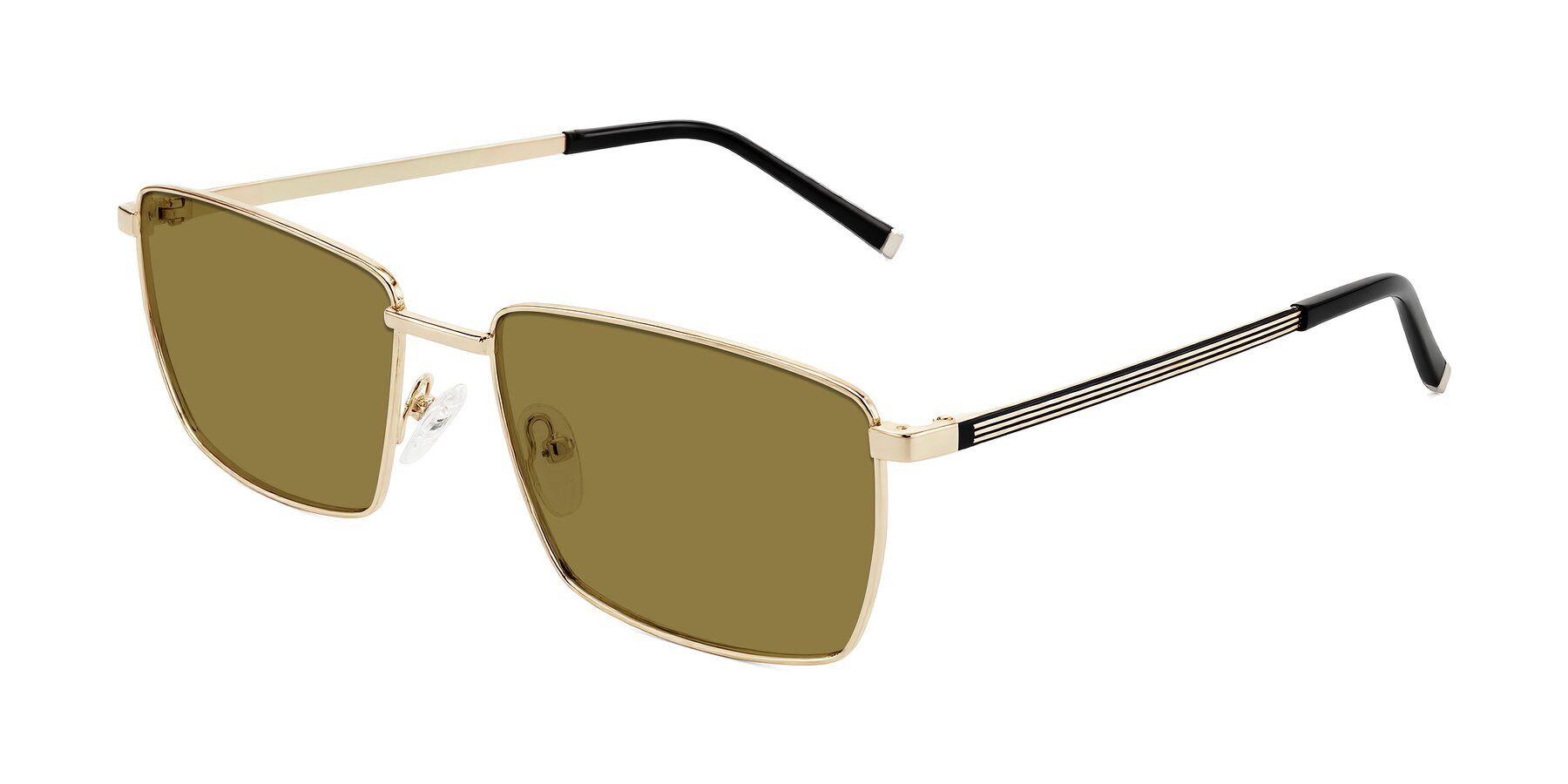 Angle of Lynch in Gold with Brown Polarized Lenses
